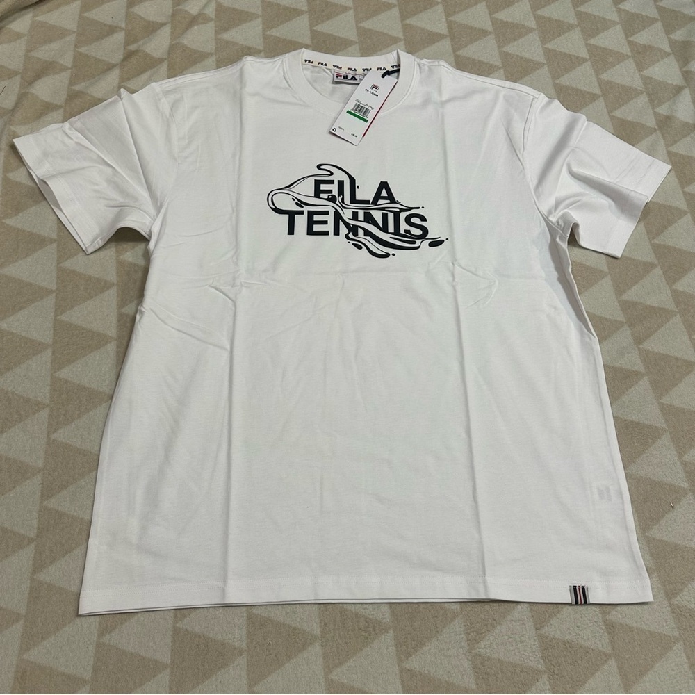 Fila tennis drip graphic tee shirt